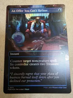 An Offer You Can't Refuse - (Borderless) Foundations Foil - Mtg - Image 1
