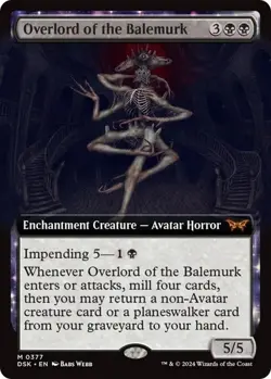Overlord of the Balemurk - Extended Art DSK NM MTG - Image 1