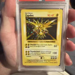 Pokemon 1999 Zapdos Holo Shadowless PSA 9 #16/102 Wizards of the Coast - Image 3