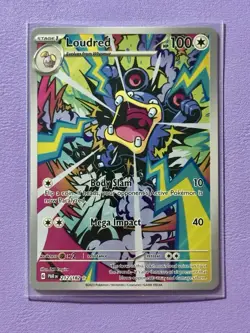 TCG Pokemon English IR Loudred 212/182 SV04: Paradox Rift Holo - Image 1