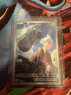 Pokemon TCG Steven's Beldum 207 Black Star Promo Card Fresh NM Condition - Image 3