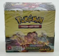 Pokemon TCG Sword & Shield Darkness Ablaze Booster Display Box Sealed - Image 1