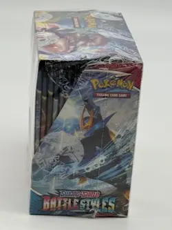 #1 Pokemon TCG Sword & Shield Battle Styles Booster Display Box Sealed - Image 4