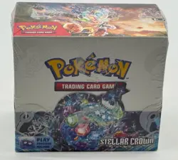 Pokemon TCG Scarlet & Violet Stellar Crown Booster Display Box Sealed - Image 1