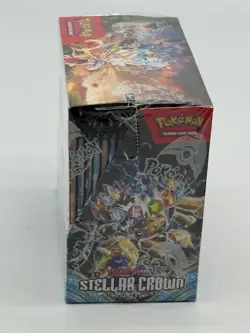Pokemon TCG Scarlet & Violet Stellar Crown Booster Display Box Sealed - Image 4