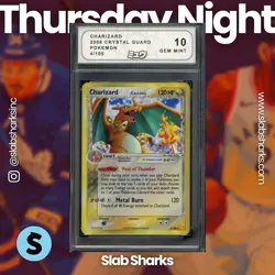 2006 POKEMON EX CRYSTAL GUARDIANS #4/100 CHARIZARD HOLO - Image 1