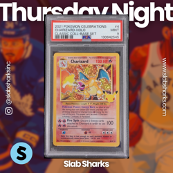 2021 POKEMON SWSH CELEBRATIONS CLASSIC COLLECTION #4/102 CHARIZARD HOLO PSA 9 - Image 1