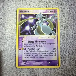 Pokemon TCG Mewtwo ☆ Star Holo 103/110 EX Holon Phantoms 2006 Card by Nintendo - Image 1