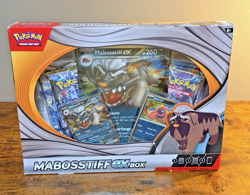 Pokemon Mabosstiff EX BOX New Factory Sealed, Box has Tear - Image 1