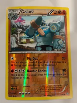 Golurk 41/98 - XY Ancient Origins Pokemon Reverse Holo Foil Nice! - Image 1