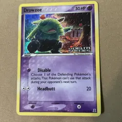 2005 Pokemon EX Delta Species Drowzee Reverse Holo #67/113 - Image 1