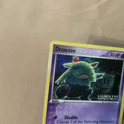 2005 Pokemon EX Delta Species Drowzee Reverse Holo #67/113 - Image 2