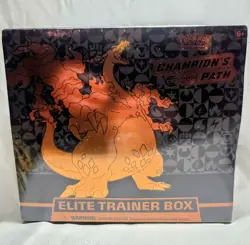 Authentic Pokemon Champions Path Rare Elite Trainer Box Factory Sealed ETB - Image 1