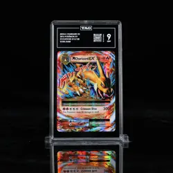 2016 Pokemon XY Evolutions #13 M Charizard EX Mint TAG 9 - Image 1