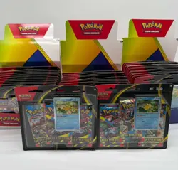 Lot of (42) Pokemon TCG Mega Evolution Triple Blister Packs Sealed - Image 1