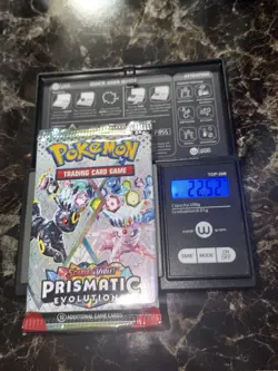 Heavy 22.52G! Pokemon Prismatic Evolutions Booster Pack Sealed! Demi-God PackU! - Image 1