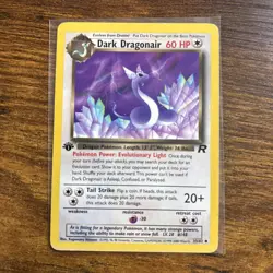 Pokemon TCG Team Rocket #33/82 Dark Dragonair MP 1st Edition Vintage Uncommon - Image 1