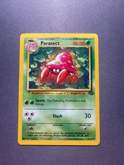 Pokemon TCG Parasect Jungle 41/64 Unlimited 1999-2000 Wizards Base Set - Image 1