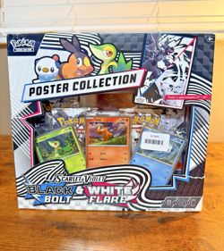 Pokemon Black Bolt & White Flare Unova Poster Collection Box Sealed Rip 167683 - Image 1