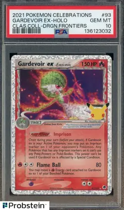 2021 Pokemon Celebrations Classic Coll #93/101 Gardevoir Ex CGC 10 GEM MINT - Image 1