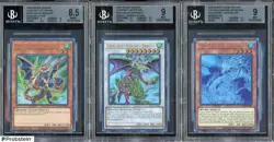 YU-Gi-OH! Lot Of (5) All Graded BGS PSA TCG Trading Card Game - Image 1