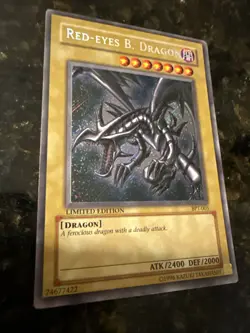 Yu-Gi-Oh Red Eyes Black Dragon BPT-005 Secret Rare Limited Edition 2002 Tin - Image 2
