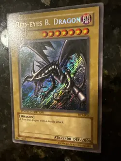 Yu-Gi-Oh Red Eyes Black Dragon BPT-005 Secret Rare Limited Edition 2002 Tin - Image 3