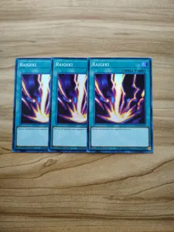 Yu-Gi-Oh! - Raigeki 3X - Full Playset - Super Rare / Holo - Image 1