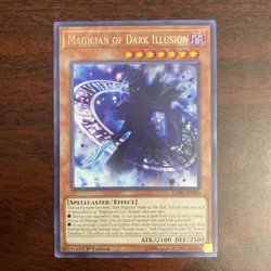 Magician Of Dark Illusion LED6-EN006 Yugioh 1st Edition Rare - Image 1