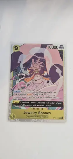Jewelry Bonney OP13-108 SR One Piece TCG |Egghead | Vegapunk Deck Staple - Image 1