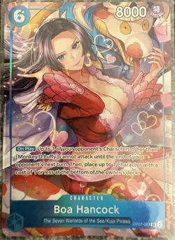 Boa Hancock - One Piece TCG OP07-051 Seven Warlords of Sea Set English NM - Image 2