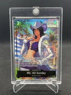 One Piece The Azure Sea’s Seven Ms. All Sunday OP14-084 Alt Art NM English - Image 1