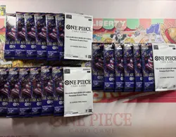 One Piece OP-14 The Azure Sea’s Seven - 6x packs w/ Pre-Release Event Promo Pack - Image 2