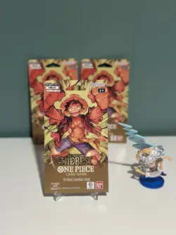 One Piece English PRB-01 Premium The Best Sleeved Booster Packs -Lot of 3 Sealed - Image 1