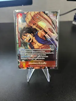 One Piece TCG English Monkey D Luffy OP14-013 Alternate Art Azure Sea's Seven - Image 1