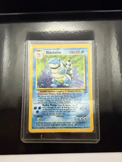 Pokemon Base Set 2 Blastoise Holo Rare Card 2/102 Unlimited LP Vintage WOTC TCG - Image 1