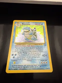Pokemon Base Set 2 Blastoise Holo Rare Card 2/102 Unlimited LP Vintage WOTC TCG - Image 2