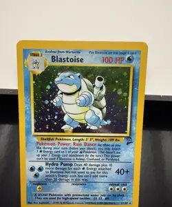 Pokemon Base Set 2 Blastoise Holo Rare Card 2/102 Unlimited LP Vintage WOTC TCG - Image 3