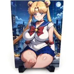Sailor Moon Sexy Hot Anime Waifu Girl Doujin Lewd Goddess Story Holo Art Card - Image 1