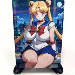Sailor Moon Sexy Hot Anime Waifu Girl Doujin Lewd Goddess Story Holo Art Card - Image 2