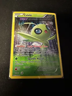 Celebi XY93 Black Star Promo Full Art Cosmos Holo Pokemon TCG Card - Image 1