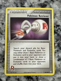 Pokemon Retriever (#84/109) Team Rocket Returns LP Pokemon Rare Card - Image 1