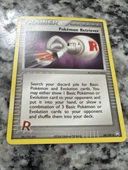 Pokemon Retriever (#84/109) Team Rocket Returns LP Pokemon Rare Card - Image 3