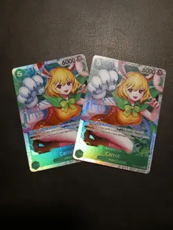 X2 One Piece Card Game TCG Carrot OP08-023 SR M/NM Condition - Image 1