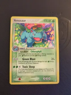 Pokemon TCG Venusaur EX Crystal Guardians 28/100 Regular Rare Card - Image 1