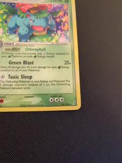 Pokemon TCG Venusaur EX Crystal Guardians 28/100 Regular Rare Card - Image 4