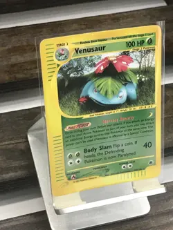 VENUSAUR 30/165 Reverse Holo E Reader Card 2002 WOTC Pokemon Expedition - Image 2