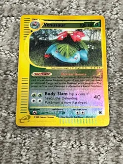 VENUSAUR 30/165 Reverse Holo E Reader Card 2002 WOTC Pokemon Expedition - Image 5