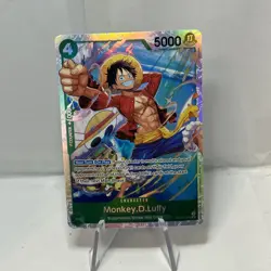 Monkey D Luffy Prb02-005 SR One Piece Card Tcg ENG Super Rare - Image 1
