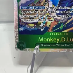 Monkey D Luffy Prb02-005 SR One Piece Card Tcg ENG Super Rare - Image 5